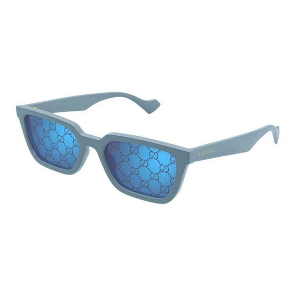 NEW SUNGLASSES GUCCI GG1539S 003 LIGHT BLUE/VIOLET/LIGHT BLUE MIRROR EYEWEAR